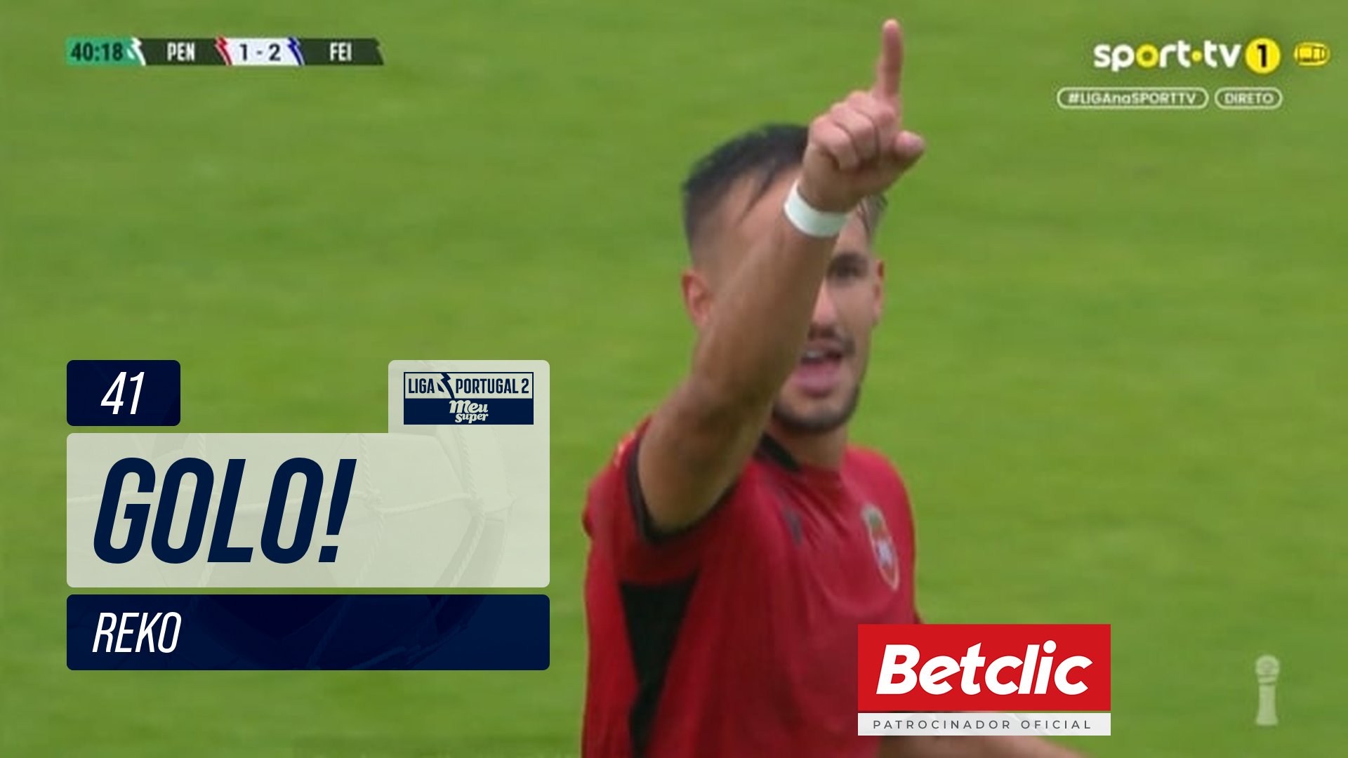 GOLO! Penafiel, Reko aos 41', Penafiel 1-2 Feirense