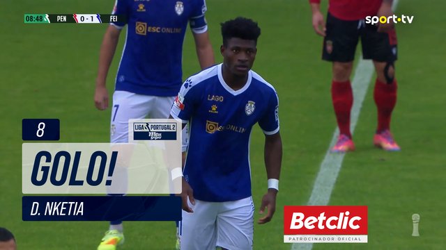 GOLO! Feirense, D. Nketia aos 8', Penafiel 0-1 Feirense
