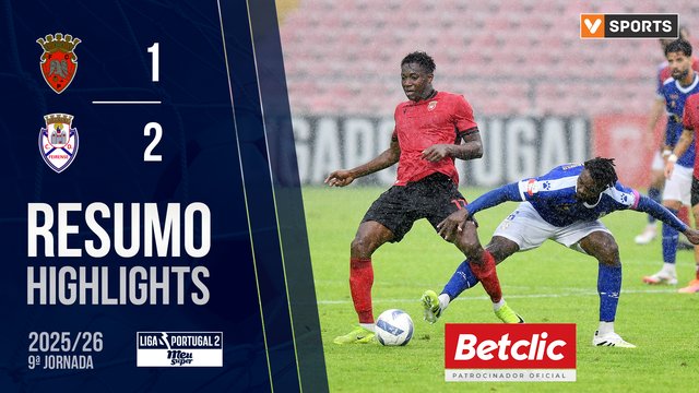Liga Meu Super (9ª Jornada): Resumo Penafiel 1-2 Feirense