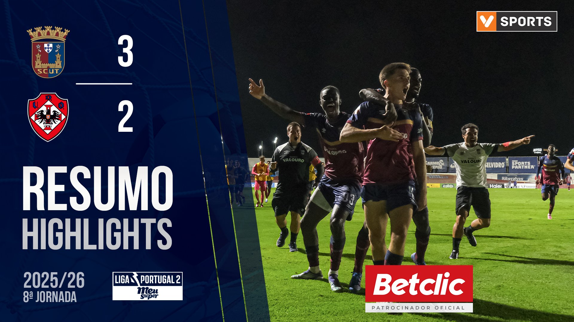 Liga Meu Super (8ª Jornada): Resumo Torreense 3-2 Oliveirense