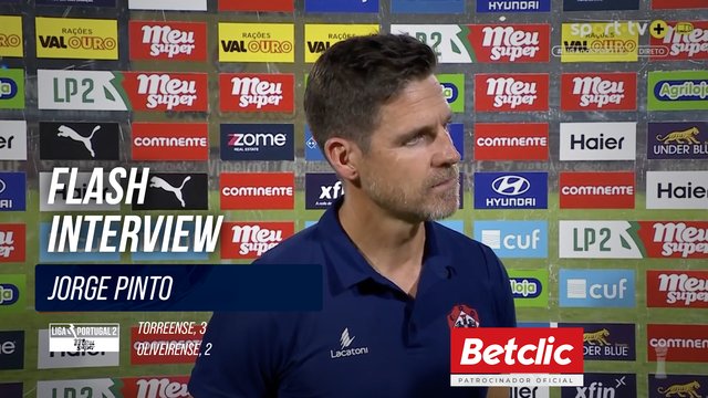 Flash Interview Jorge Pinto (Oliveirense)