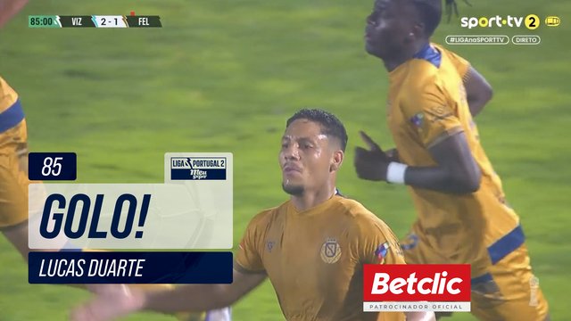 GOLO! Felgueiras, Lucas Duarte aos 85', Vizela 2-1 Felgueiras