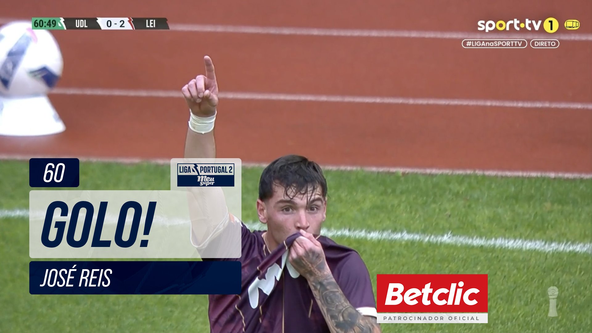 GOLO! Leixões, José Reis aos 60', U. Leiria 0-2 Leixões
