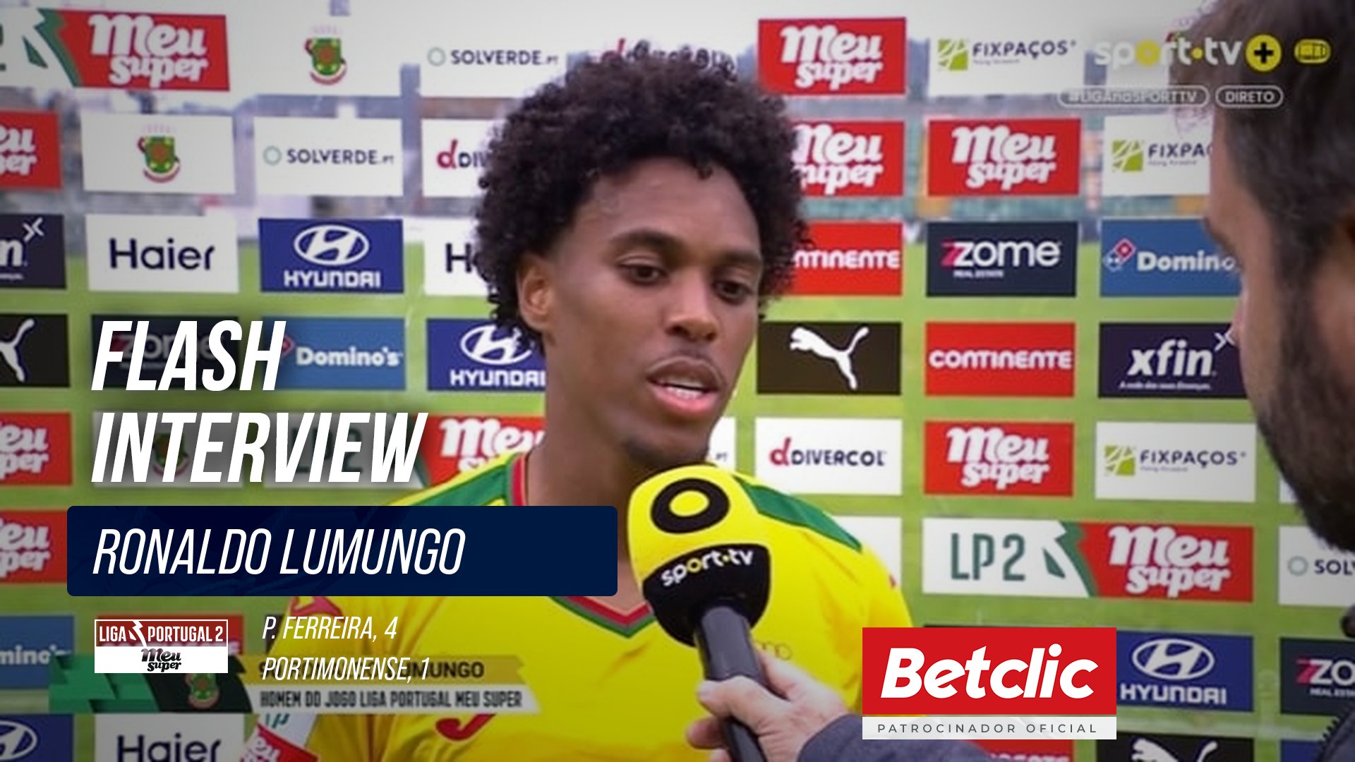 Flash Interview Ronaldo Lumungo (P.Ferreira)