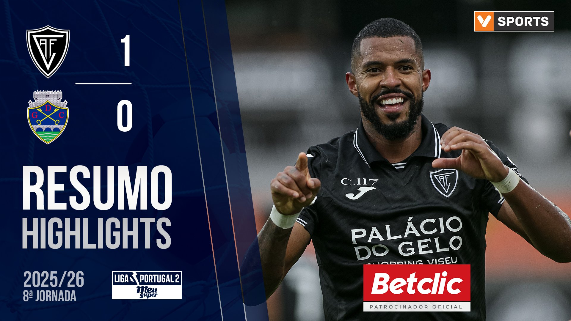 Liga Meu Super (8ª Jornada): Resumo Académico 1-0 Chaves