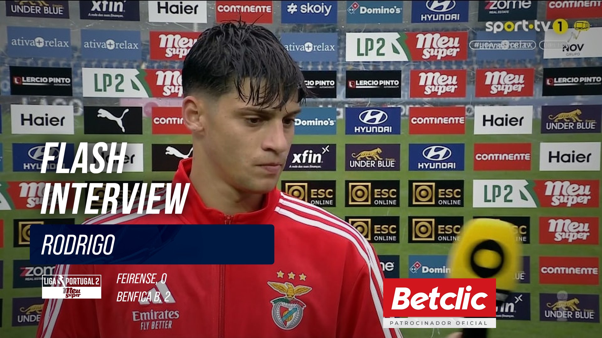 Flash Interview Rodrigo (Benfica)