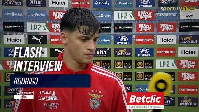 Flash Interview Rodrigo (Benfica)