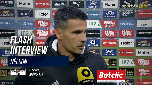 Flash Interview Nélson (Benfica) 