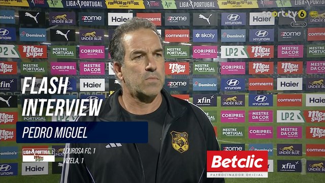 Flash Interview Pedro Miguel (Lourosa FC)