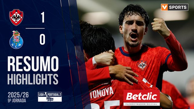 Liga Meu Super (9ª Jornada): Resumo Oliveirense 1-0 FC Porto B