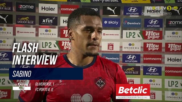 Flash Interview Sabino (Oliveirense)