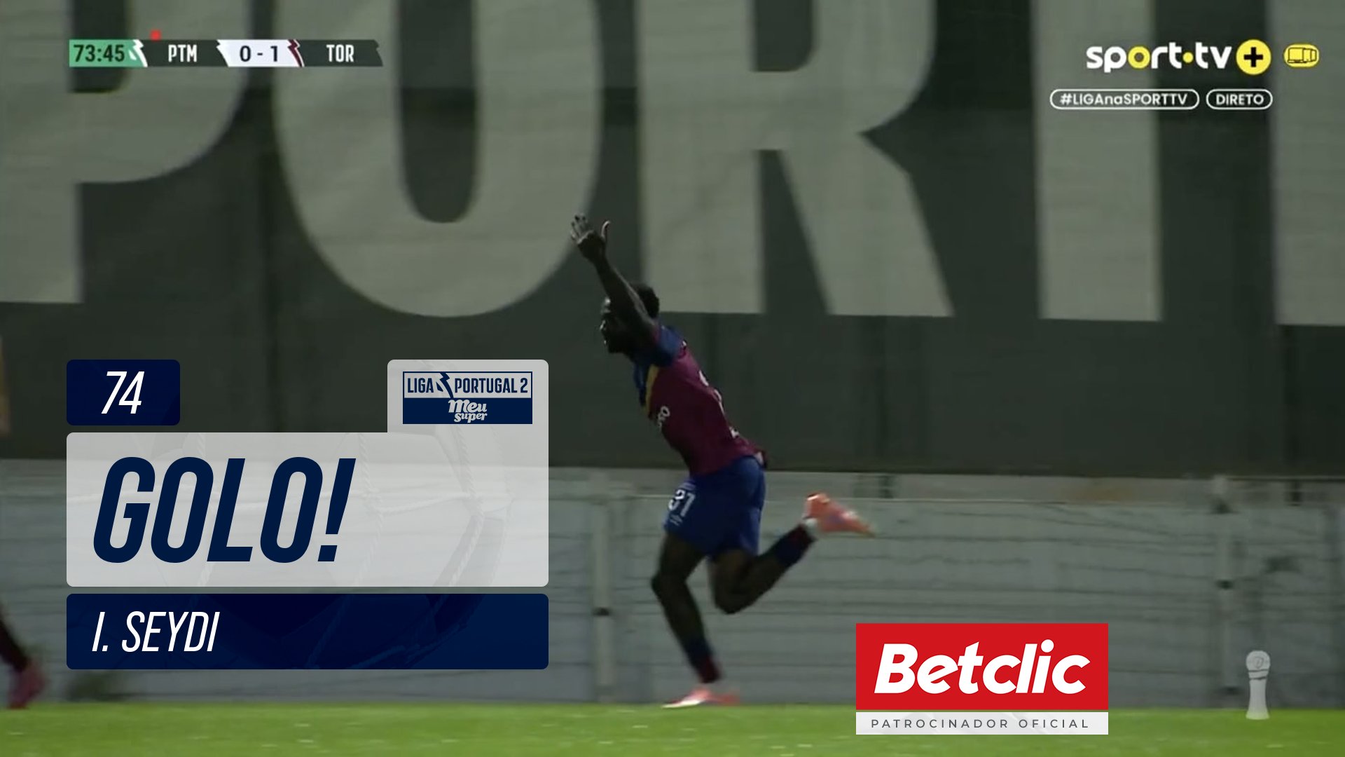 GOLO! Torreense, I. Seydi aos 74', Portimonense 0-1 Torreense