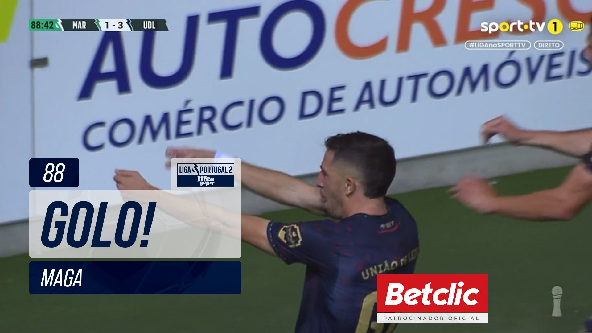 GOLO! U. Leiria, Maga aos 88', Marítimo 1-3 U. Leiria