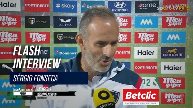 Flash Interview Sérgio Fonseca (Académico)