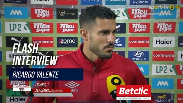 Flash Interview Ricardo Valente (Leixões)