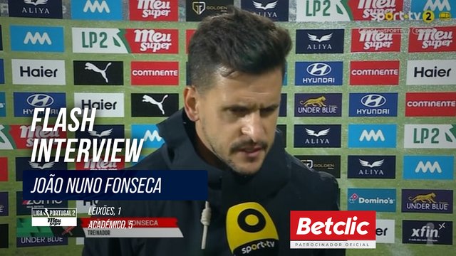 Flash Interview João Nuno Fonseca (Leixões)