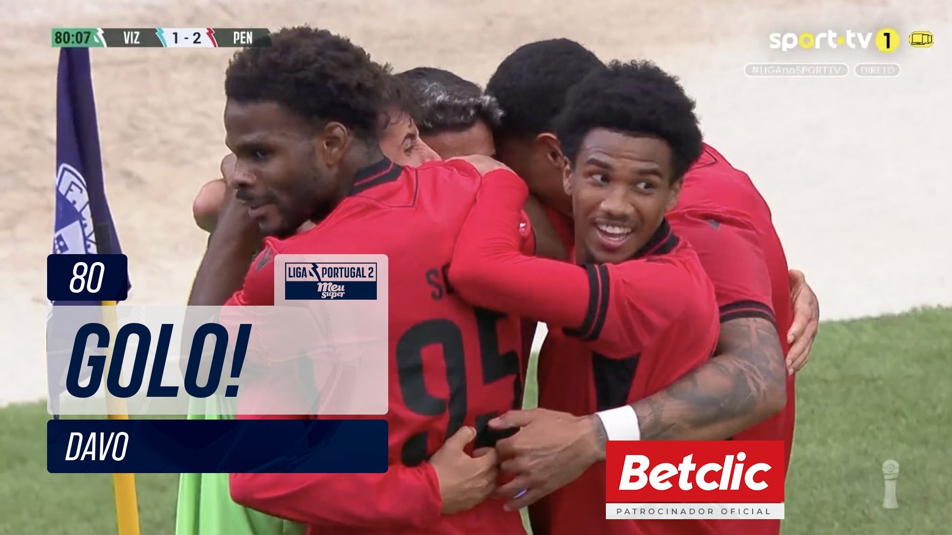 GOLO! Penafiel, Davo aos 80', Vizela 1-2 Penafiel
