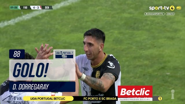 GOLO! Farense, D. Dorregaray aos 88', Farense 4-3 Benfica B
