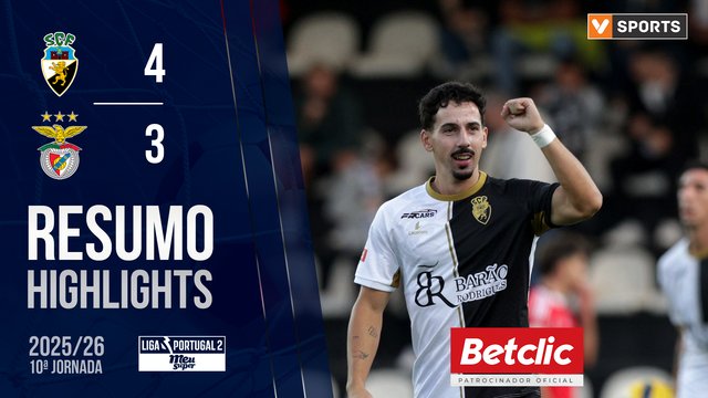 Liga Meu Super (10ª Jornada): Resumo Farense 4-3 Benfica B