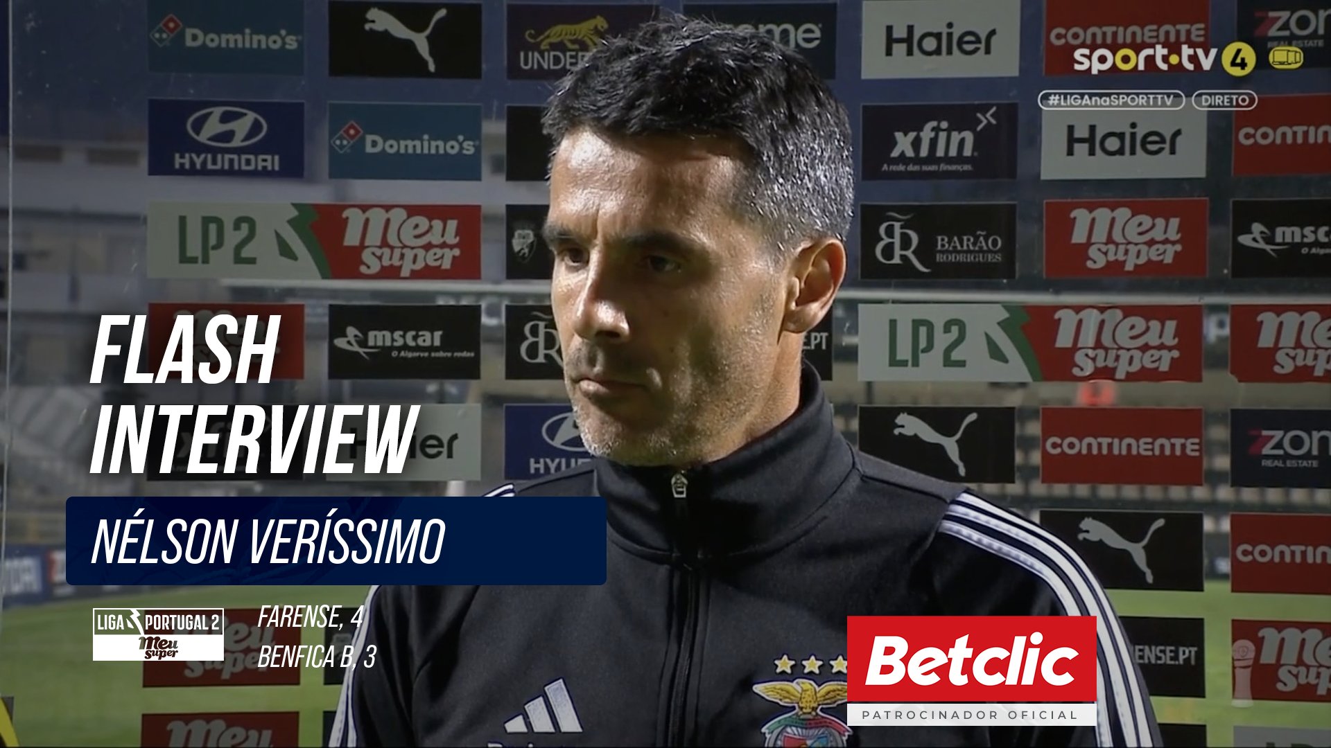 Flash Interview Nélson Veríssimo (Benfica B)