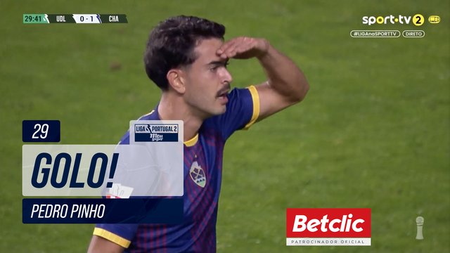 GOLO! Chaves, Pedro Pinho aos 29', U. Leiria 0-1 Chaves