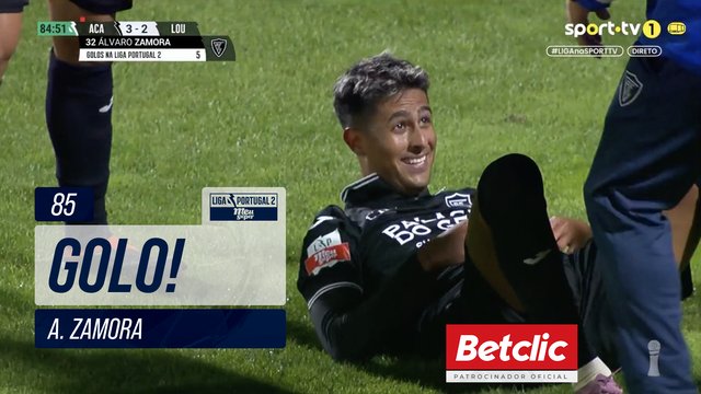 GOLO! Académico, A. Zamora aos 85', Académico 3-2 Lourosa FC