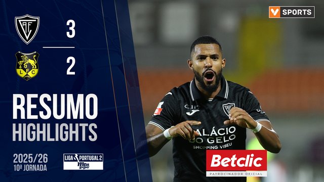 Liga Meu Super (10ª Jornada): Resumo Académico 3-2 Lourosa FC