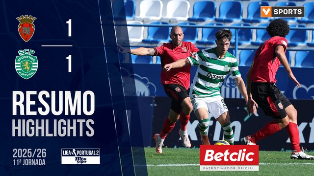 Liga Meu Super (11ª Jornada): Resumo Penafiel 1-1 Sporting CP B