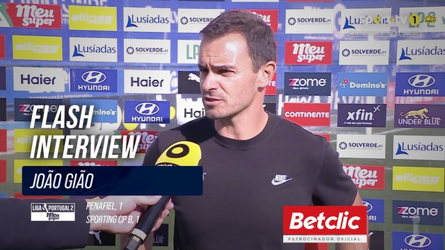 Flash Interview João Gião (Sporting CP B)