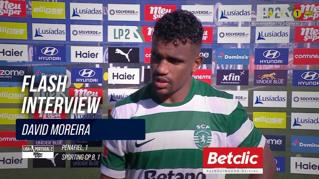 Flash Interview David Moreira (Sporting CP B)