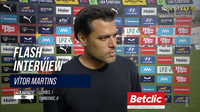 Flash Interview Vítor Martins (Torreense)