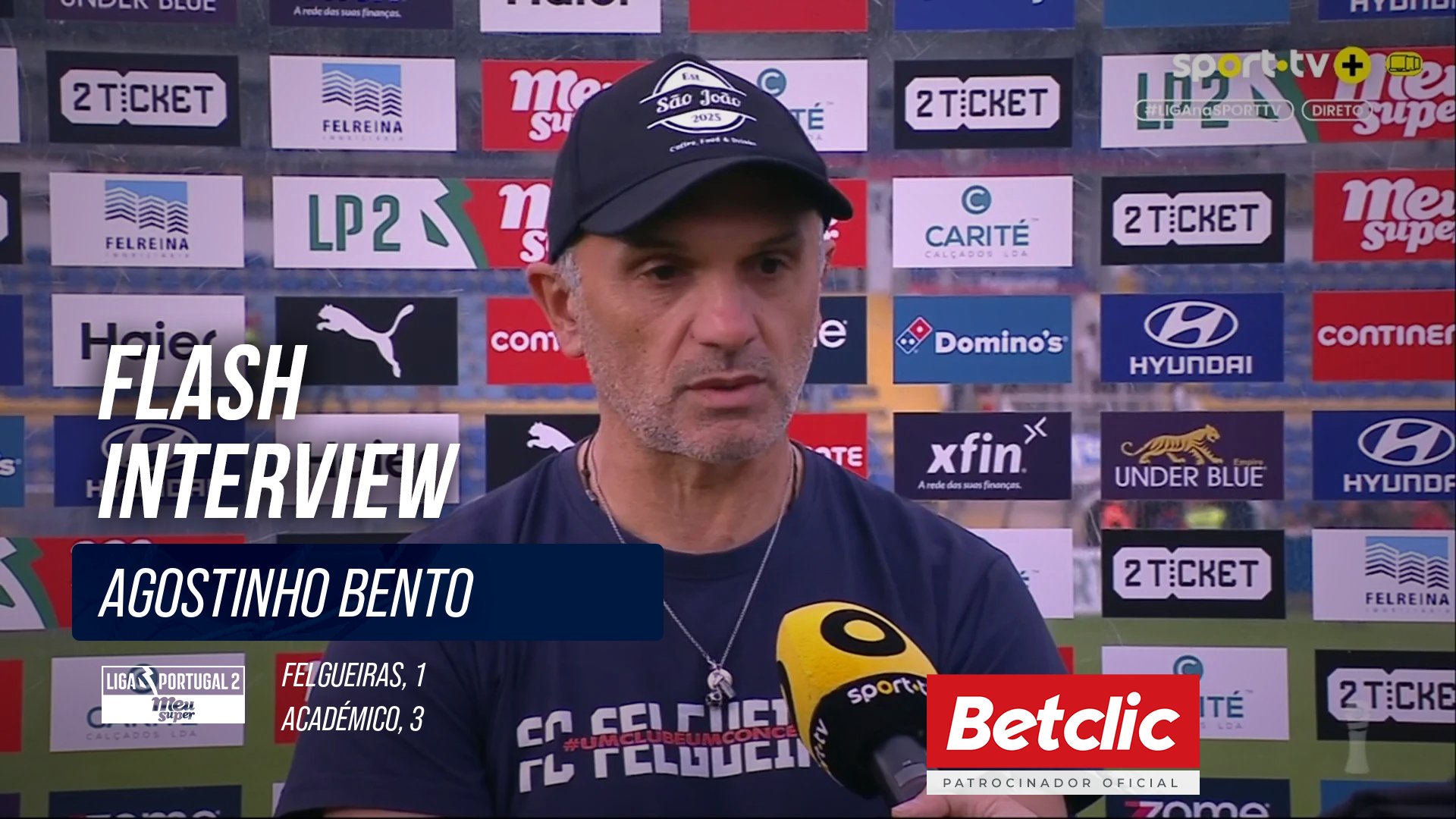 Flash Interview Agostinho Bento (Felgueiras)