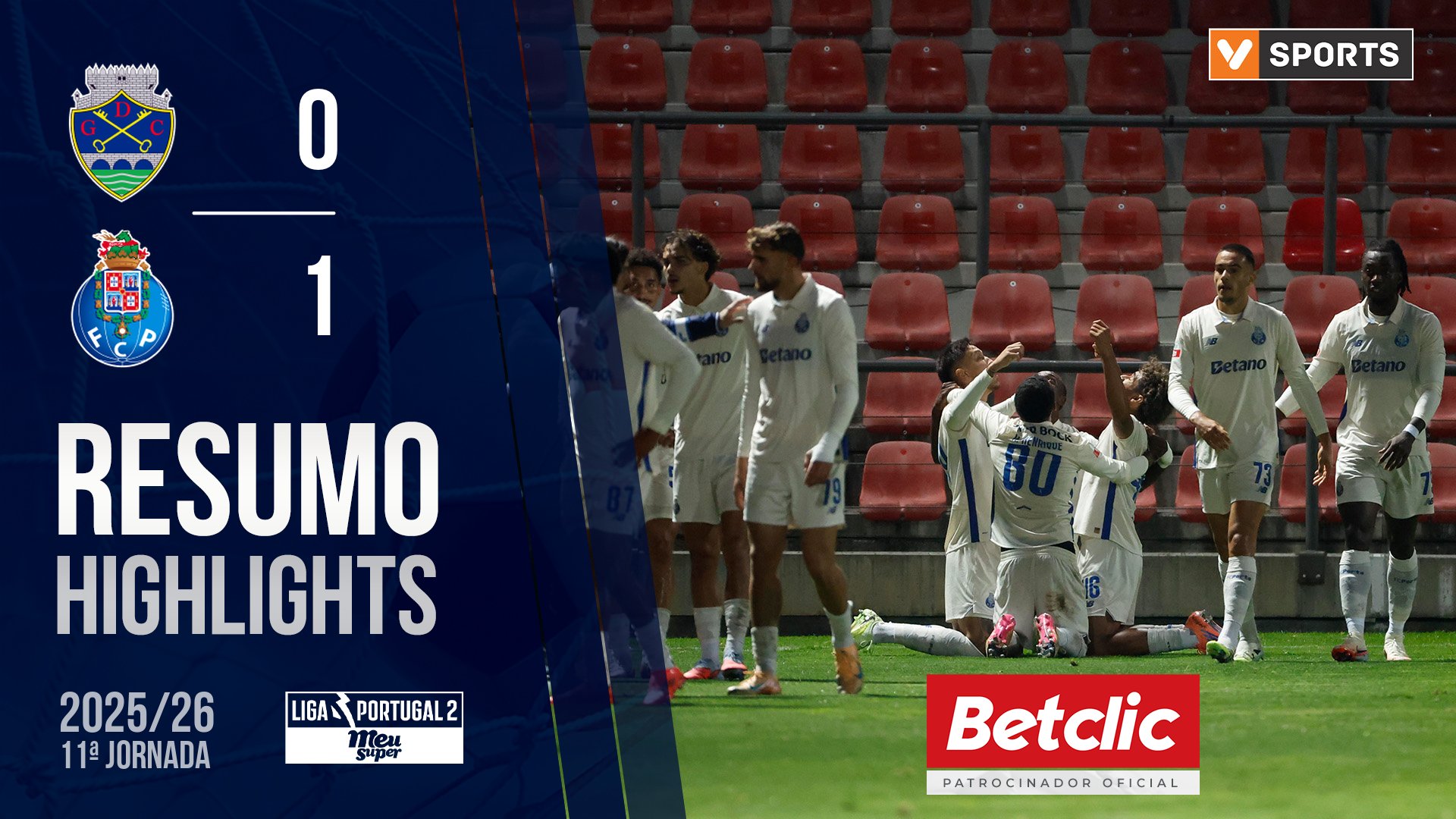 Liga Meu Super (11ª Jornada): Resumo Chaves 0-1 FC Porto B