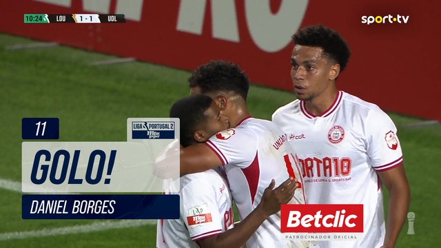 GOLO! U. Leiria, Daniel Borges aos 11', Lourosa FC 1-1 U. Leiria