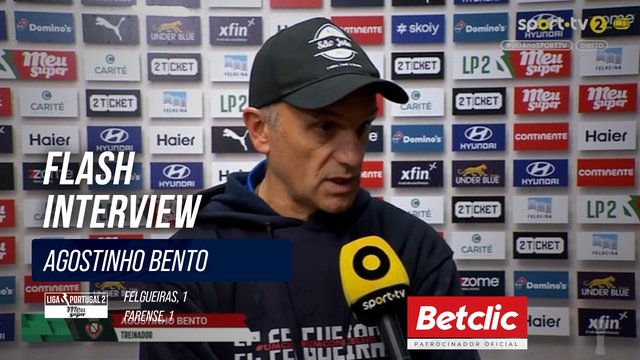 Flash Interview Agostinho Bento (Felgueiras)