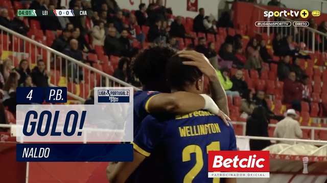 GOLO! Chaves, Naldo (p.b.) aos 4', Leixões 0-1 Chaves
