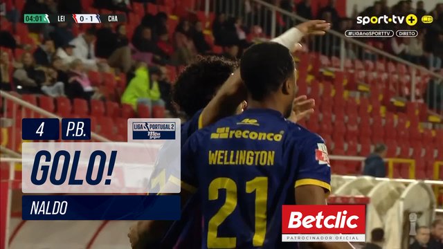 GOLO! Chaves, Naldo (p.b.) aos 4', Leixões 0-1 Chaves