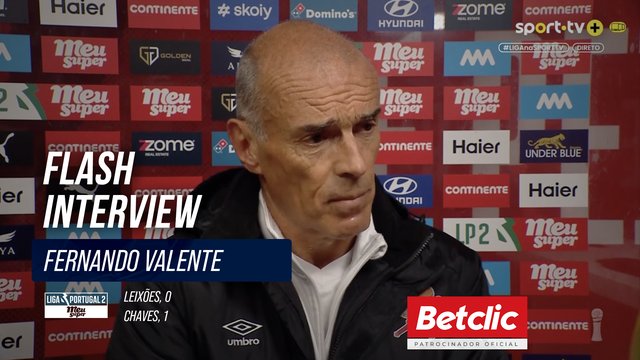 Flash Interview Fernando Valente (Leixões)