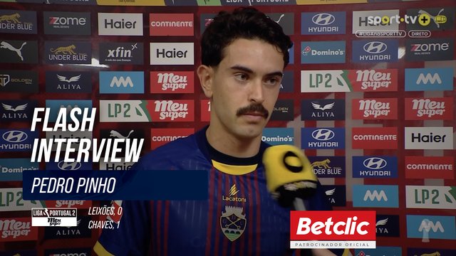 Flash Interview Pedro Pinho (Chaves)