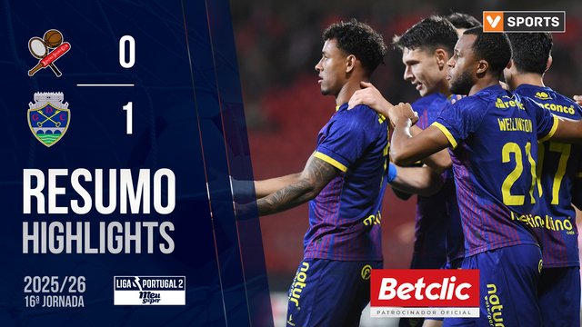 Liga Meu Super (16ª Jornada): Resumo Leixões 0-1 Chaves