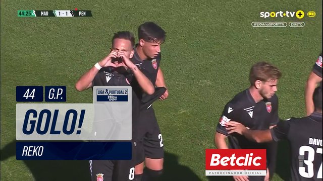 GOLO! Penafiel, Reko aos 44', Marítimo 1-1 Penafiel