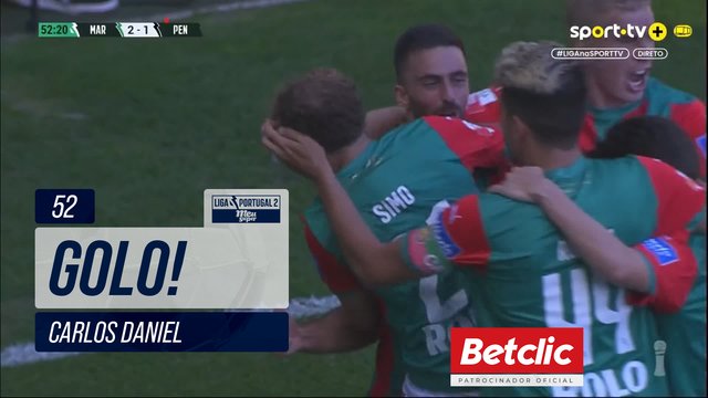 GOLO! Marítimo, Carlos Daniel aos 52', Marítimo 2-1 Penafiel