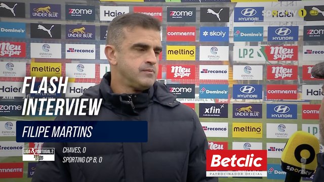Flash Interview Filipe Martins (Chaves)