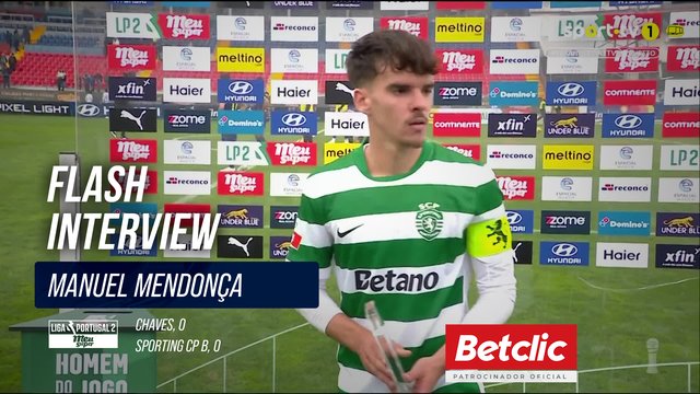 Flash Interview Manuel Mendonça (Sporting CP B)