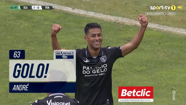GOLO! Académico, André aos 63', Académico 1-0 Penafiel