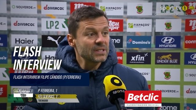 Flash Intervirew Filipe Cândido (P.Ferreira)