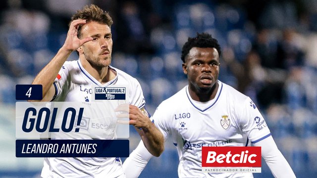 GOLO! Feirense, Leandro Antunes aos 4', Vizela 0-1 Feirense