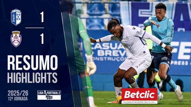 Liga Meu Super (12ª Jornada): Resumo Vizela 1-1 Feirense