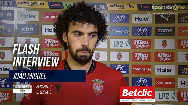 Flash Interview João Miguel (Penafiel)