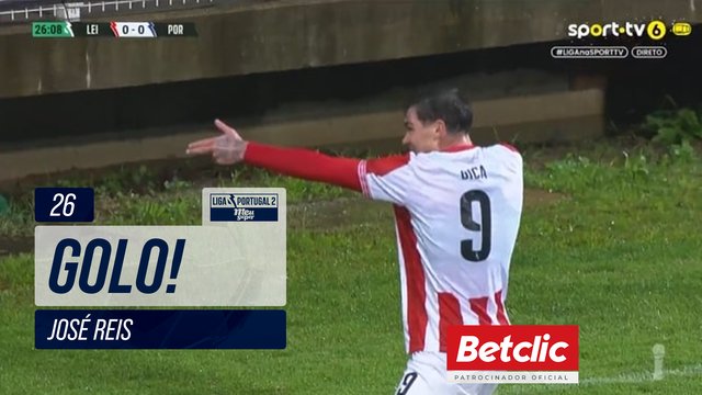 GOLO! Leixões, José Reis aos 26', Leixões 1-0 FC Porto B